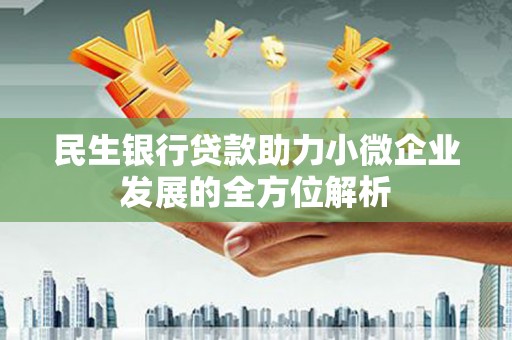 美兰民生银行贷款助力小微企业发展的全方位解析