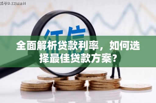 美兰全面解析贷款利率，如何选择最佳贷款方案？