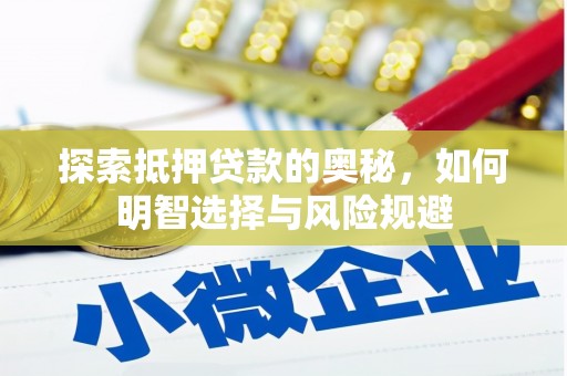 美兰探索抵押贷款的奥秘，如何明智选择与风险规避