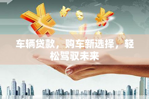 美兰车辆贷款，购车新选择，轻松驾驭未来