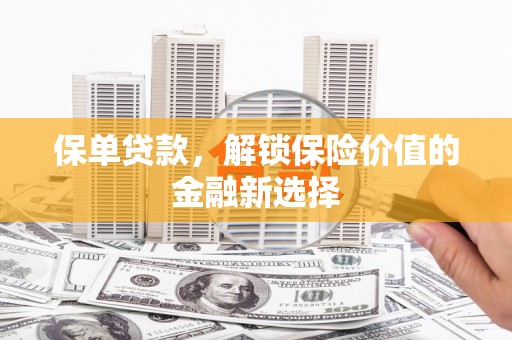 美兰保单贷款，解锁保险价值的金融新选择