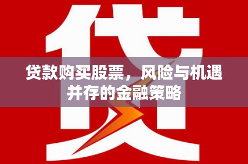 美兰贷款购买股票，风险与机遇并存的金融策略